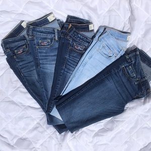 Lot of Hollister jeans